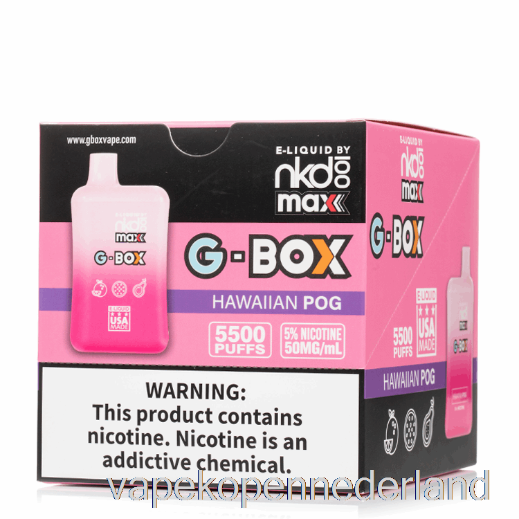 Elektronische Sigarettenvape [10-pack] Gbox X Naakt 100 5500 Wegwerp